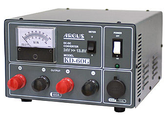 DC/DCコンバータ(DC24V→12V電圧変換器) [KD-60G](60A) アーガス 